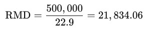 Calculation RMD